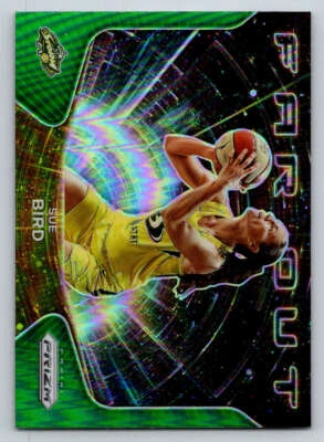 2021 Panini Prizm WNBA Far Out Prizms Green #8 Sue Bird (ref 214649) - Image 1 of 2