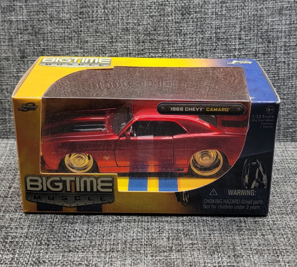 Jada Dub City - Big Time Muscle, Chevy Camaro 1969 escala 1:32 nuevo en caja Foto 1 de 4