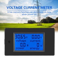 PEACEFAIR PZEM-031 DC 6.5-100V LCD Digital Power Energy Voltage Current Meter