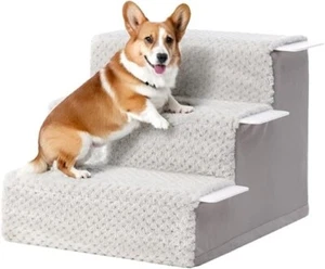 Scala per cani di piccola taglia, h 33 cm, removibile, lavabile, antiscivolo. - Foto 1 di 10