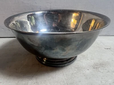 Gorham Small Silver Plate Bowl EP Anchor logo YC 779 Footed 6-1/2" - Image 1 of 4