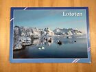 Carte postale vintage, îles Lofoten, bateaux de pêche, Nordland, Norvège