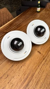 Axis Q3505-V MKII 9mm IP Network dome Camera with recessed mount LOT of 2 - Afbeelding 1 van 10