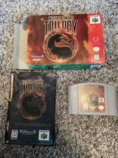 Mortal Kombat Trilogy (Nintendo 64, 1996) Box Manual Complete CIB N64 Authentic