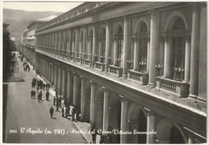 L'AQUILA - PORTICI DEL CORSO VITTORIO EMANUELE - VIAGG. 1964 -61689- - Foto 1 di 1