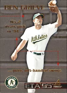 1995 Pinnacle Baseball "ETA" Insert Cards - Picture 1 of 9