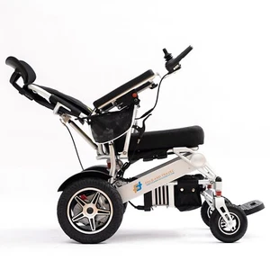 Silla de ruedas eléctrica plegable con control remoto reclinable manual plegable y de viaje - Imagen 1 de 6
