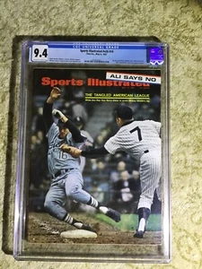 sports illustrated 1967 Mickey Mantle Last cover as a player CGC 9.4 1st of 6 gr - Picture 1 of 2