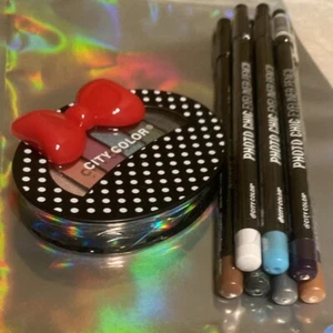 City Color Polka Dot Eye Shadow #1 & 7 EyeLiner Pencils Set FREE SHIP🫦 - Picture 1 of 13