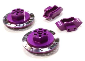 Realistic Alloy Machined Rear Brake Hex Hub Set for HPI 1/10 Scale E10 On-Road - Picture 1 of 1