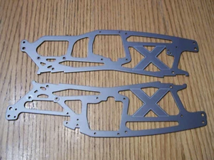 HPI Savage X 4.6 TVP 2.5mm Aluminum Main Chassis Plates Left & Right 4.1 4.6 SS - Picture 1 of 1
