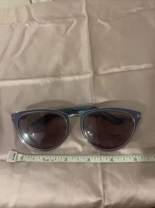 Auténticas gafas de sol Tom Ford Nina púrpura plata ojo de gato TF373 86Z 56-21-135 - Imagen 1 de 18