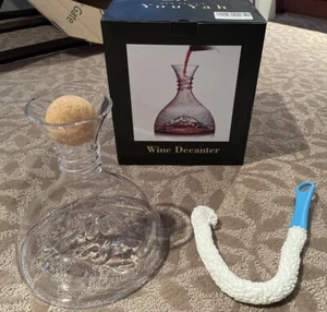 New Pacific You Yah Wine Breather Carafe Decanter Glass - Picture 1 of 22