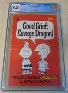 Savage Dragon #252 2nd Printing Comic. Charlie Brown / Peanuts. CGC Graded 9.8 - Picture 1 of 4