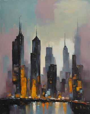 Wall Art Prints | A3/A2 Print/Framed Skyscraper Symphony - Image 1 of 2