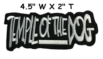 ATHENA BRANDS 9342 Temple of the Dog Logo Music Band Punk Rock 90's Embroidered Iron On Patch
