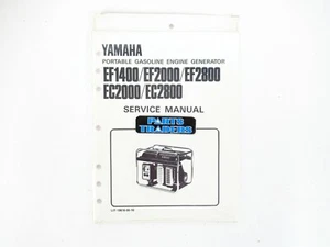 Nuevo Genuine Yamaha Dealer Factory Manual de reparacion EF1400 EF2000 EF2800 EG2000 - Imagen 1 de 2
