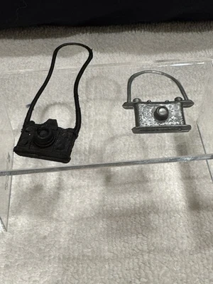 Vintage Barbie Cameras one black one gray Hong Kong No Doll - Image 1 of 4