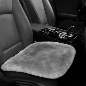 Genuine Sheepskin Auto Seat Pad, Australian Soft Wool Seat Cover Breathable a... - Picture 1 of 7