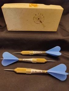 Dorwin Darts RNIB True Balance 712 Vintage Boxed Rare Charity Advertising Set VG - Bild 1 von 24