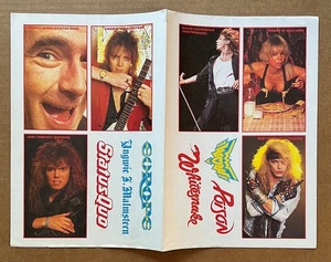 Kerrang! Magazine RARE sticker sheet - Whitesnake / Poison / Yngwie Malmsteen... - Picture 1 of 1