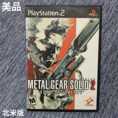 PlayStation 2 METAL GEAR SOLID 2 US ver. Tested/Good condition Rare - Image 1 of 4