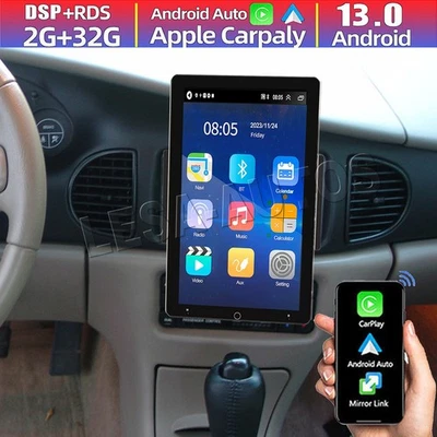 10.1'' Rotatable Car Radio For Buick Regal 1997-2004 Android 13 GPS Wifi Carplay - Image 1 of 4