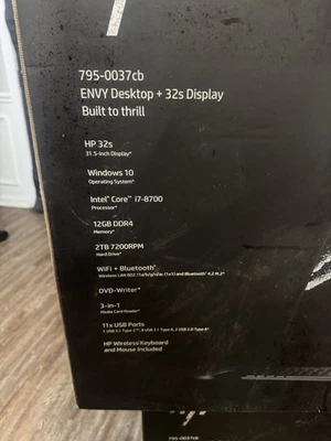 HP ENVY Desktop 795-0037cb - Image 1 of 4