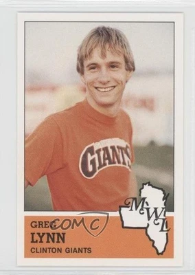 1983 Fritsch Midwest League Stars of Tomorrow Greg Lynn #182 - Image 1 of 2