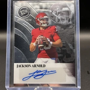 2024 Leaf Press Pass Premium Jackson Arnold #RA-JA1 Retro Autograph /49 RC Auto - Bild 1 von 15