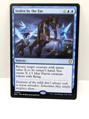 Bloomburrow - Stolen by the Fae - Sorcery - Regular - Blue - Rare - BLC 176 - - Image 1 of 2