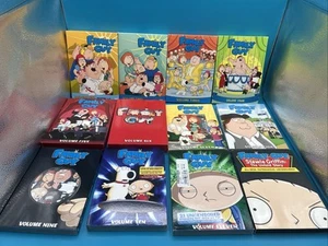 Family Guy Series DVD Volume 1-11 (1 2 3 4 5 6 7 8 9 10 11) Lot + Stewie Grif - Picture 1 of 13