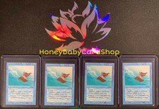 MTG Arabian Nights 1993 Flying Men x 4 LP+ Playset ARN Common Old School 93/94