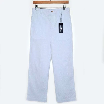 NWT Vineyard Vines Seersucker Breaker Pant Boy’s Size 16 Preppy Adjustable $59 - Image 1 of 4