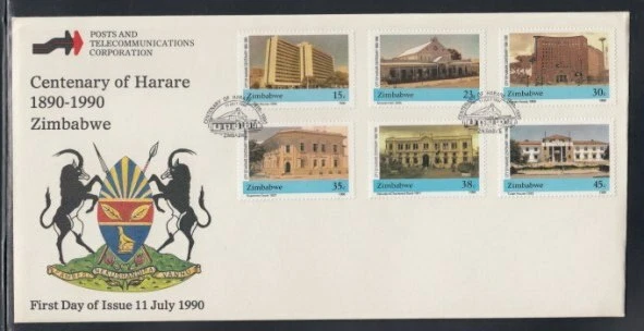 ZIMBABWE Centenary of Harare FIRST DAY COVER - Image 1 of 1