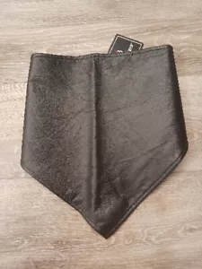 zan headgear Black Leather Face Bandana - Picture 1 of 4