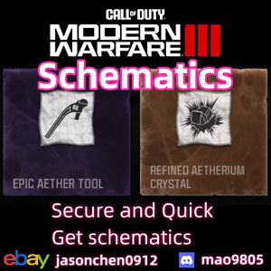 Call of Duty COD20 MW3 Zombies schematic aether tool/aetherium crystal schematic