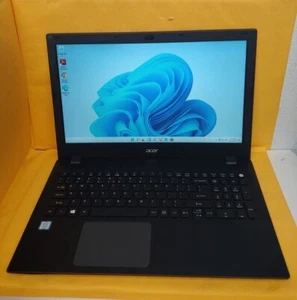ACER TravelMate Laptop intel Core i3-6100U 2.3GHZ 8GB RAM 120GB SSD BT DVD Win11 - Picture 1 of 12