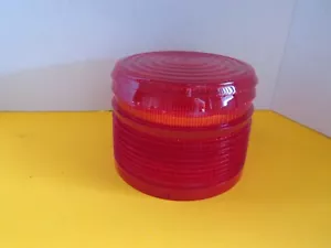 SoundOff Signal RED 4” Strobe Beacon Replacement Cover - New Old Stock - Picture 1 of 3