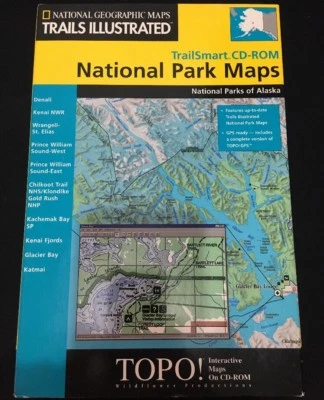 TrailSmart CD-ROM National Parks of Alaska Maps (national Geographic Maps) - Image 1 of 4
