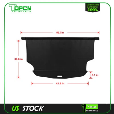 Retractable Rear Cargo Security Trunk Cover For GMC Acadia 2017 2018 2019-2023 Foto 1 de 4