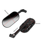 SLK Pair Of Motorcycle Rear View Mirror Real Carbon Fiber Universal Replacement