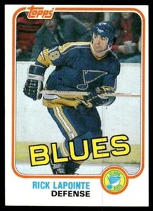 1981-82 Topps Rick Lapointe St. Louis Blues #W119 - Bild 1 von 2