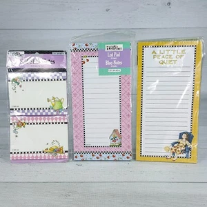 Mary Englebreit Magnetic Paper Note Pads & Self Stick Notes 3pc LOT Colorbok NEW - Picture 1 of 9