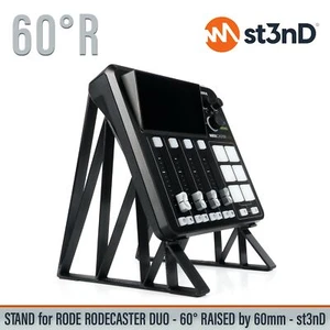 SOPORTE para RODE RODACASTER DUO - 60 ° (elevado en 60 mm) - Imagen 1 de 9