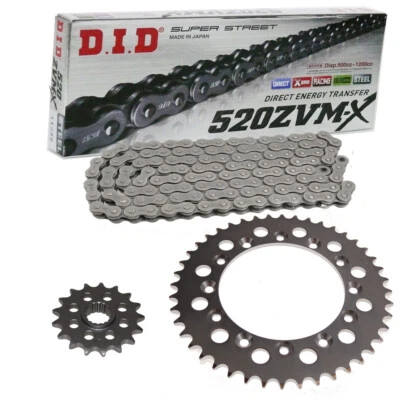 Juego de cadenas Honda XR600R 88-90 Chain Did 520 ZVM-X 112 abierto 14/50 Foto 1 de 4