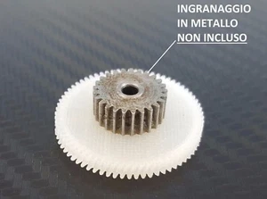 Ingranaggio in nylon per motoriduttore stufa a pellet Mellor KB1008 FB1180 5 rpm - Foto 1 di 9