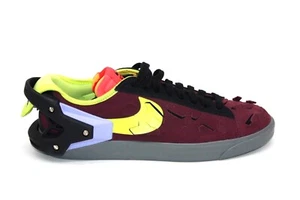 Nike Blazer Low Acronym Night Maroon DN2067-600 NIGHT MAROON/LEMON VENOM-BLACK - Picture 1 of 9