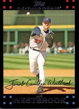 2007 Topps # 72  Jake Westbrook Cleveland Indians
