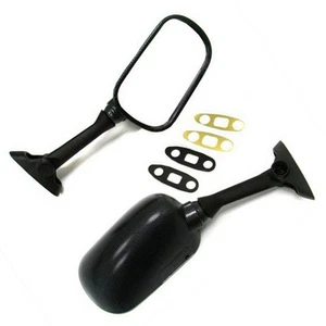 CARBON FIBER Motorcycle Rearview Side Mirror For Suzuki GSXR 600 750 1000 K1 - Picture 1 of 2